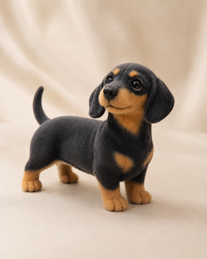 The Shelf Replica — Custom 3D Flocked Pet Figurine
