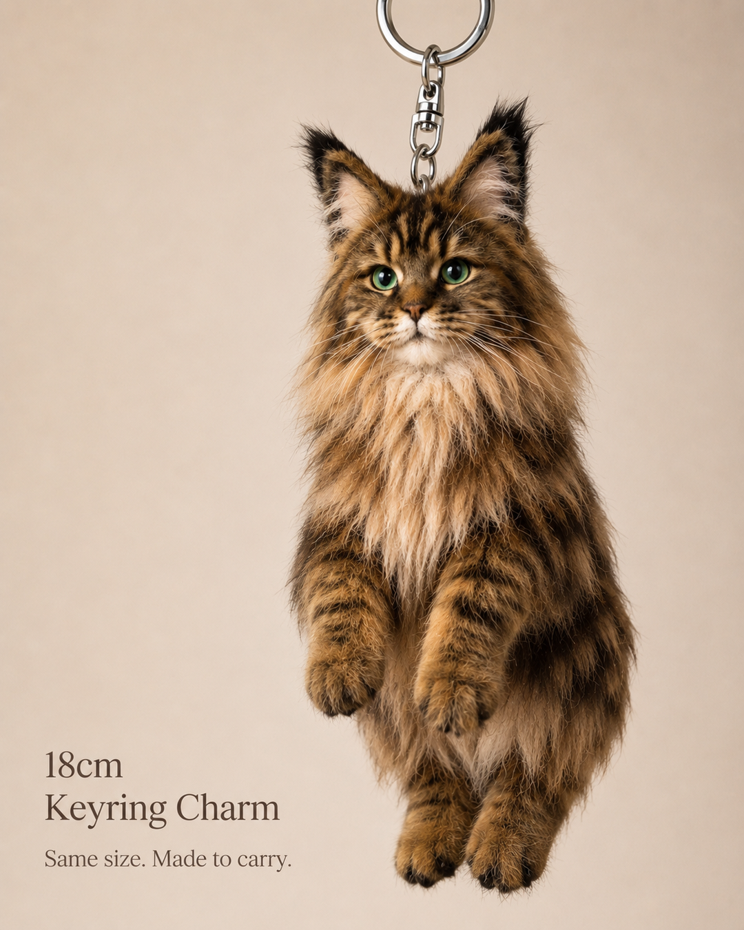The Carry Charm — Custom Realistic Pet Charm