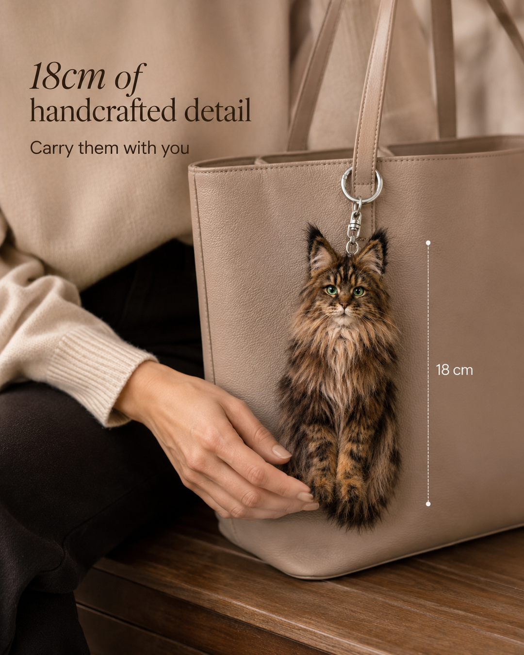 The Carry Charm — Custom Realistic Pet Charm