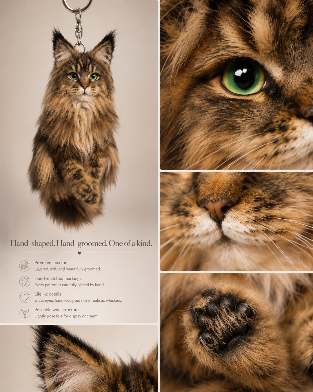 The Carry Charm — Custom Realistic Pet Charm