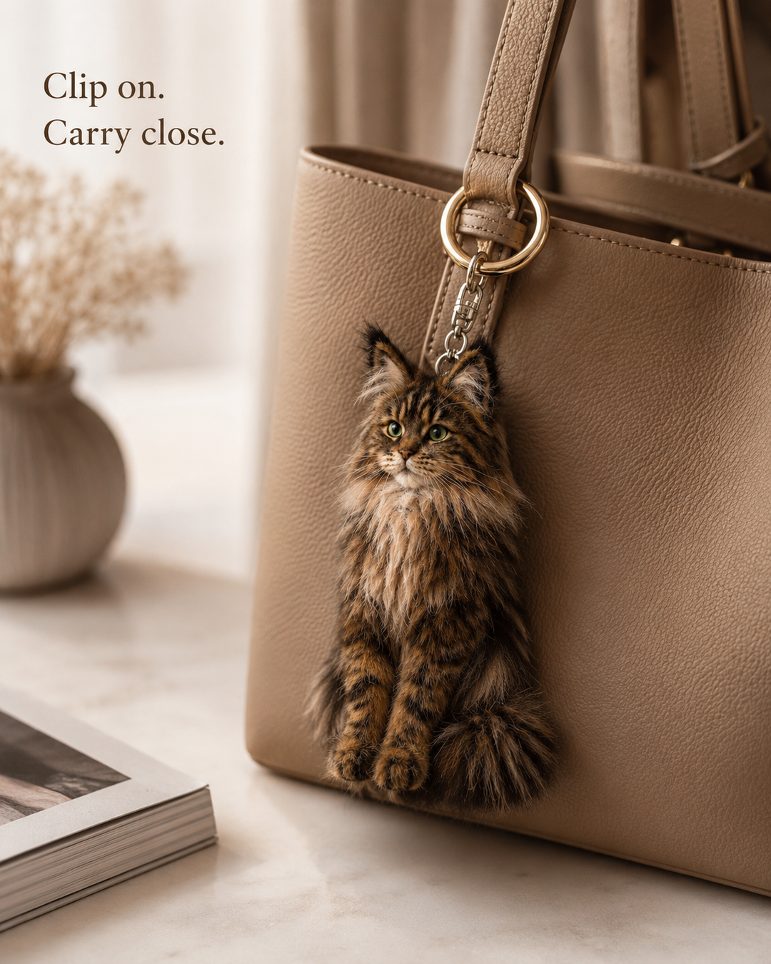 The Carry Charm — Custom Realistic Pet Charm